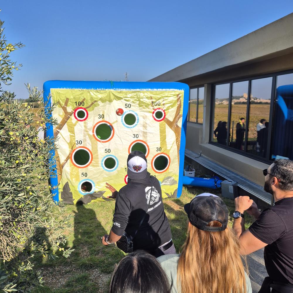 Photo Animation Stand de Tir Handball pour un Team Building près de Arles (13)